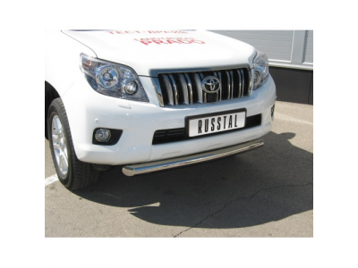 Toyota LC Prado 150 защита переднего бампера d 76 PNZ-000471 от RUSSTAL Toyota LC Prado 150 защита переднего бампера d 76 PNZ-000471