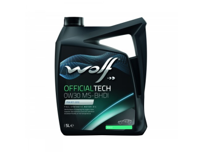 Моторное масло WOLF OFFICIALTECH 0W30 MS-BHDI 5L от WOLF Моторное масло WOLF OFFICIALTECH 0W30 MS-BHDI 5L
