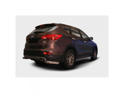 Защита задняя уголки d76,Hyundai Santa Fe 2013-