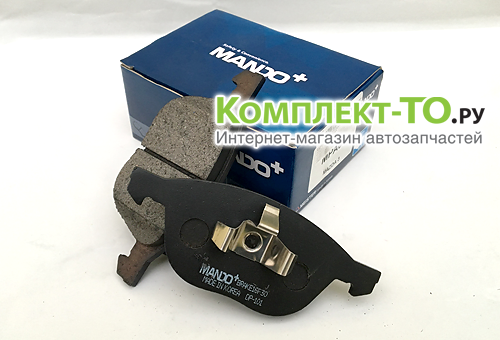 Колодки передние Мазда 3 Mando (Корея) для MAZDA 3 BK MPA06